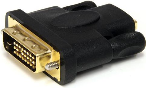 Adapter video StarTech.com HDMI në DVI-D, F në M, i zi