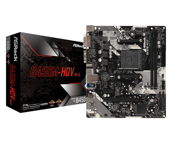 Pllakë amë Asrock B450M-HDV, AMD B450 Socket AM4 micro ATX