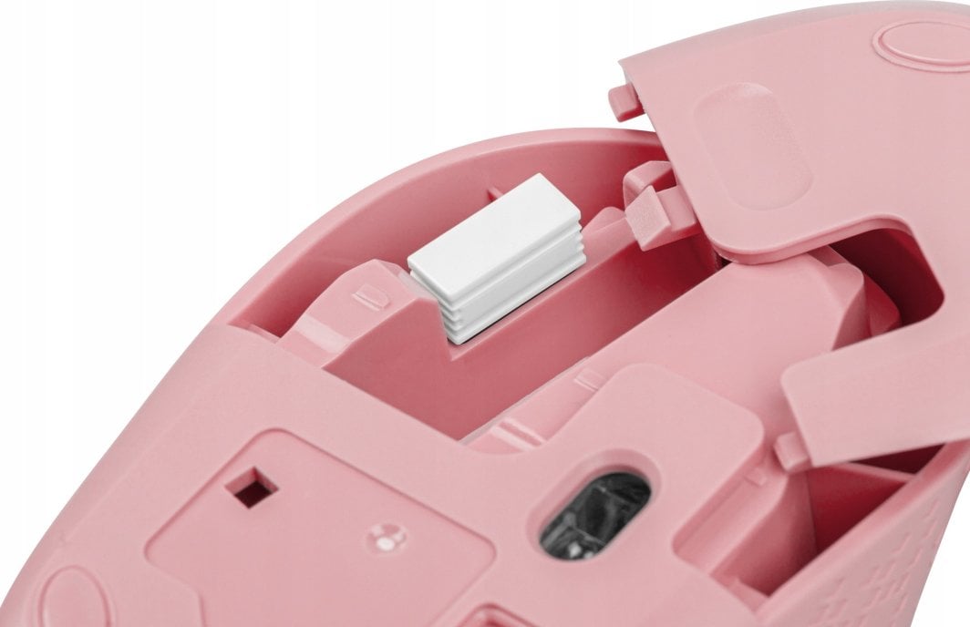 Maus NATEC STORK, Bluetooth dhe USB, 1600 DPI, rozë