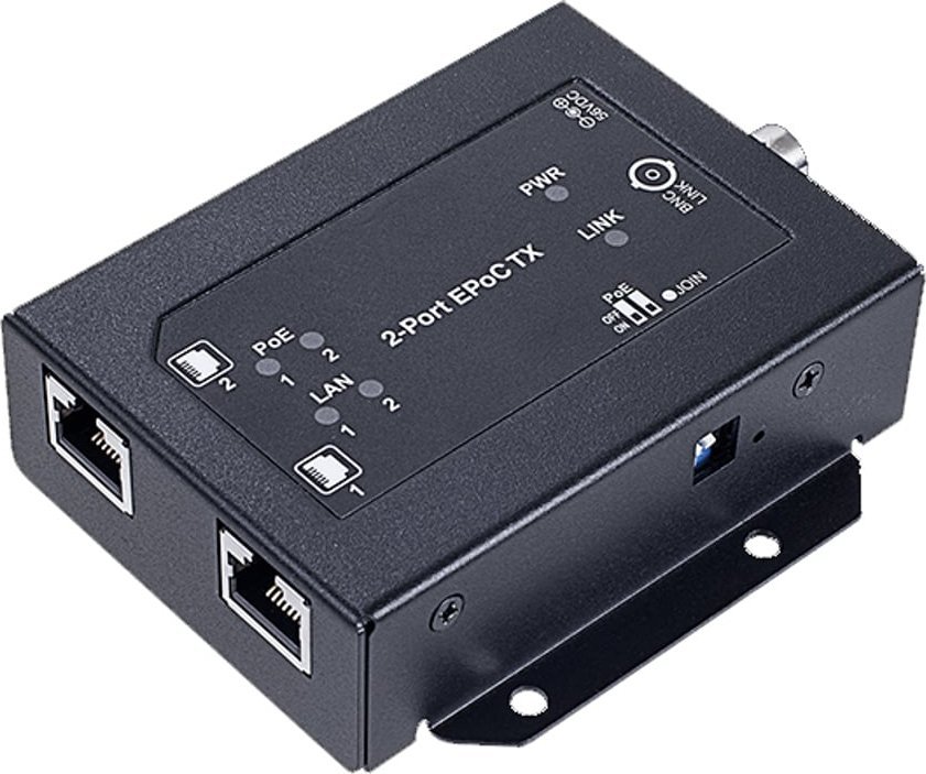 Adaptori PoE Wantec 5713, 2 porta, metalik, i zi