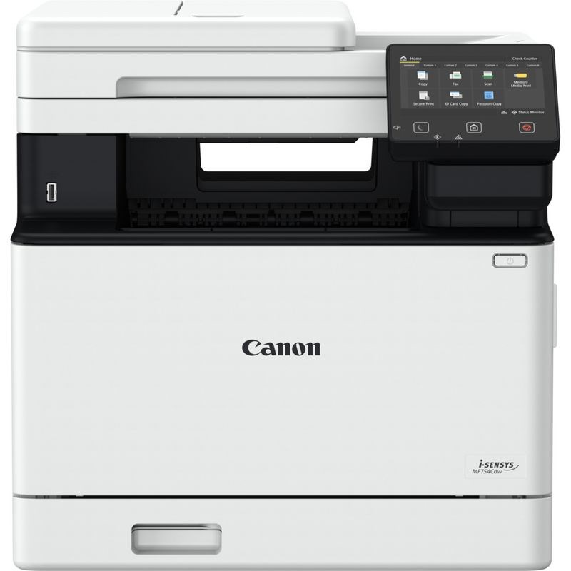 Printer Canon i-SENSYS MF754CDW Laser A4, 1200 x 1200 DPI, 33 ppm, Wi-Fi, i bardhë/zi
