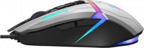 Maus gaming A4Tech Bloody W60 Max Activated, 12000 DPI, RGB, gri çeliku