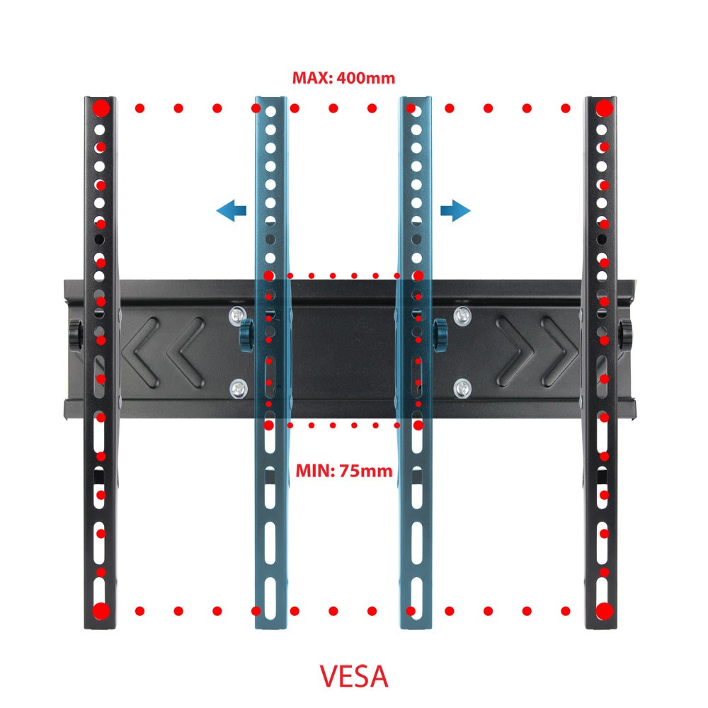 Mbajtëse për TV Esperanza ERW004, 26-70", 55kg, e zezë 