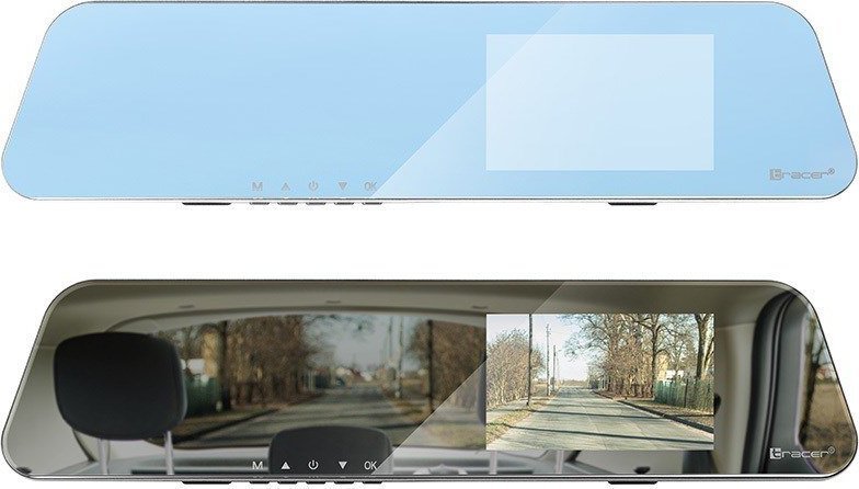 Kamerë për veturë Tracer 4.0D FHD Mensa, 4", Full HD, me kamerë të pasme