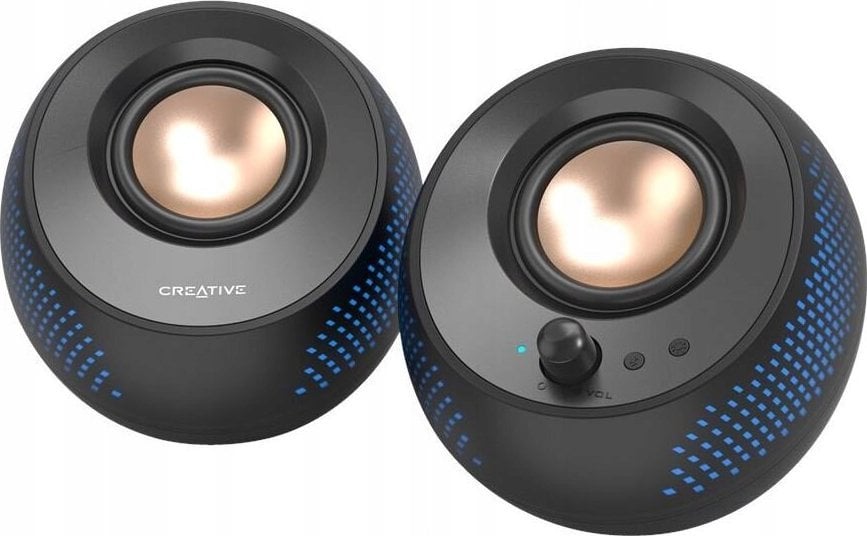 Altoparlantë kompjuteri Creative Pebble X, 15 W, 2.0, të zinj
