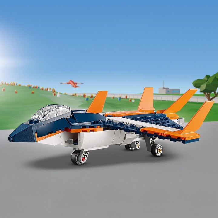 Set LEGO® Creator 3in1 31126 Supersonic jet, 215 pjesë