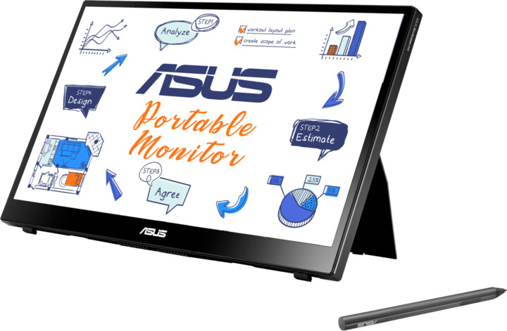 Monitor ASUS MB14AHD - LED, 14", i zi