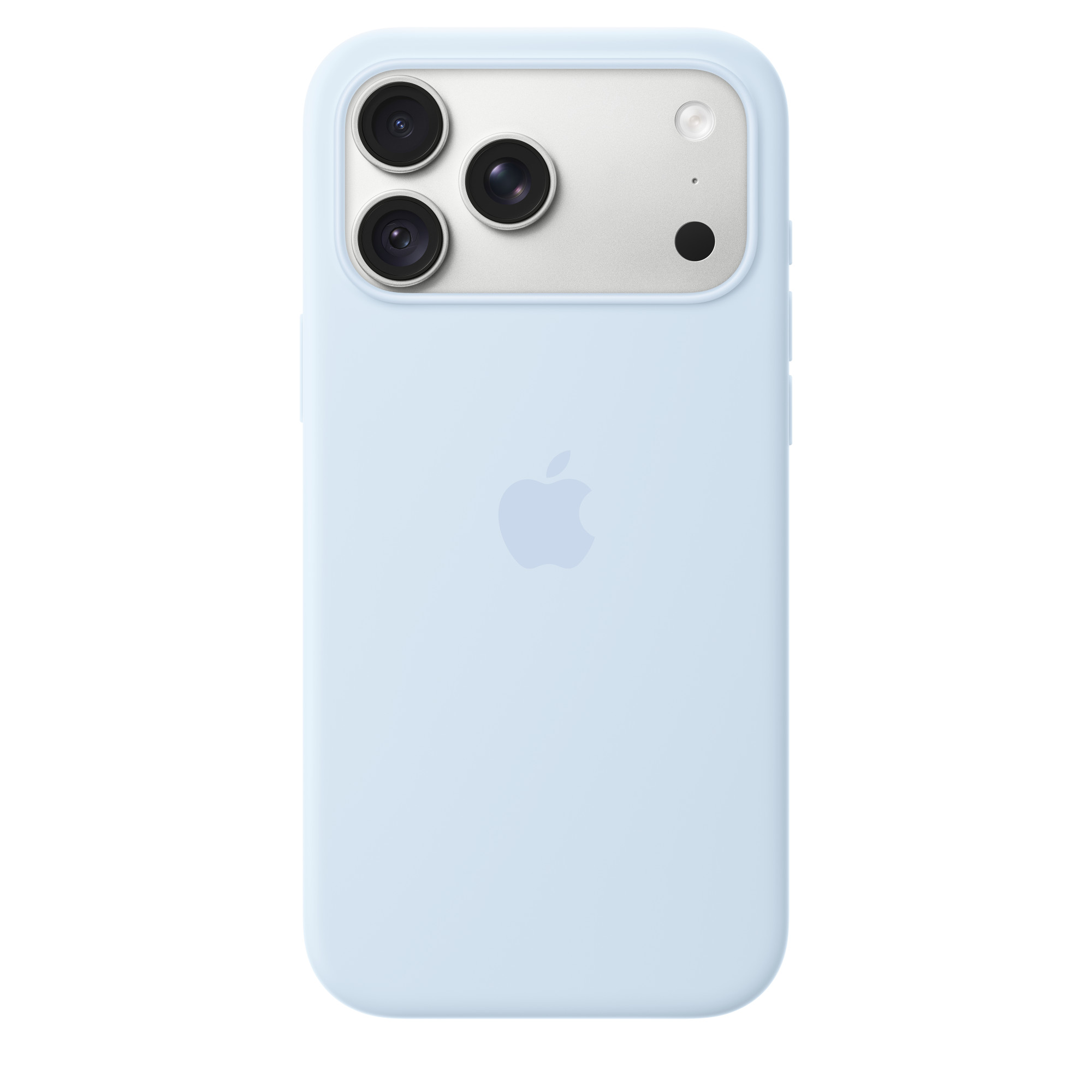 Apple iPhone 18 Pro Max Silicone Case with MagSafe, Crisp Blue