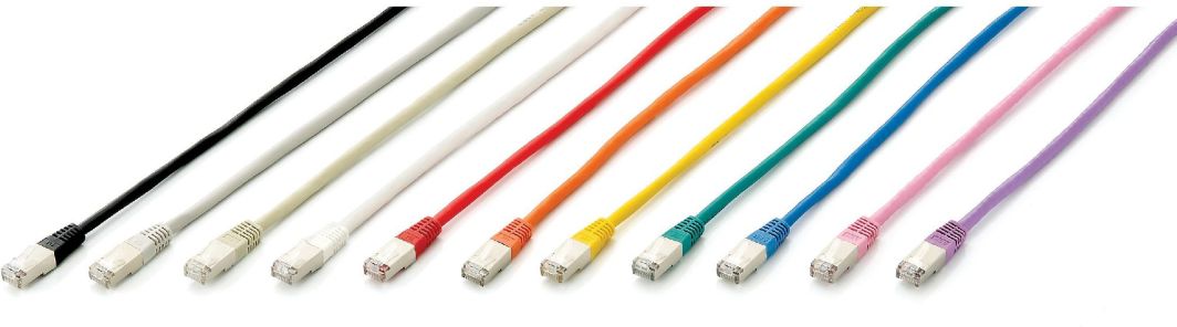 Kabllo rrjeti Patchcord, S/FTP, Cat6, PIMF, HF, 0.25m, e zezë