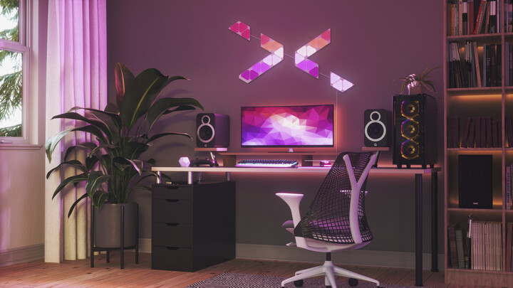 Panel dritash Nanoleaf, trekëndëshe, 10 copë