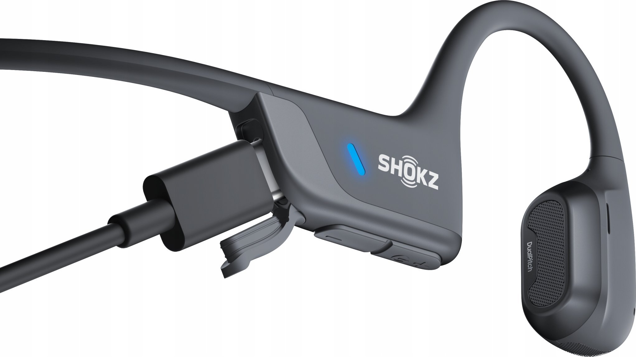 Kufje Bluetooth Shokz OpenRun Pro 2 Mini, pa tela, IP55, të zeza
