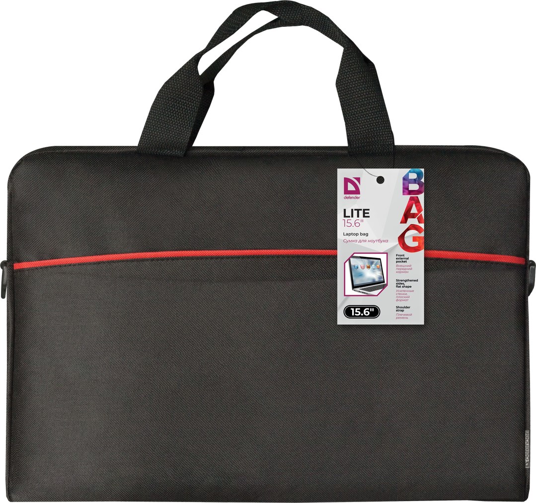 Çantë laptopi Defender LITE, 15.6", e zezë