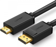 Kabllo Ugreen DisplayPort - HDMI, 3m, e zezë 