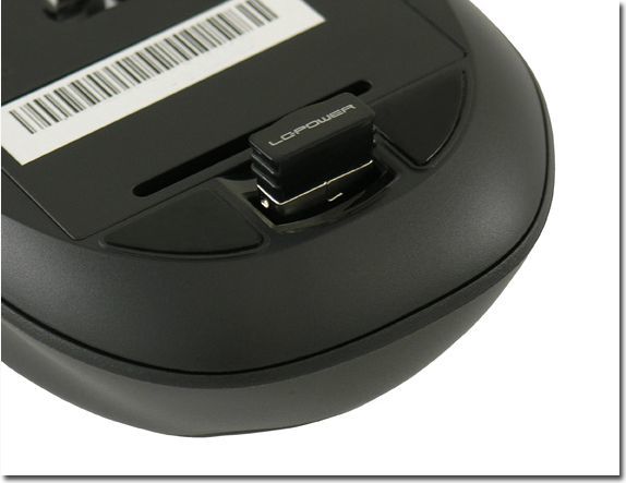 Maus LC-Power M800BW, wireless, USB, i zi