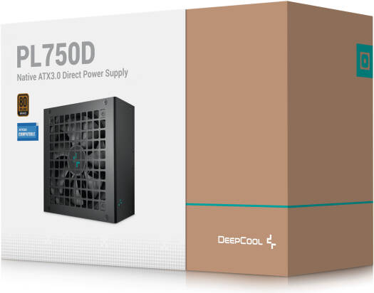 Burim energjie DeepCool PL750D, 750W, 80 PLUS Bronze, ATX, i zi
