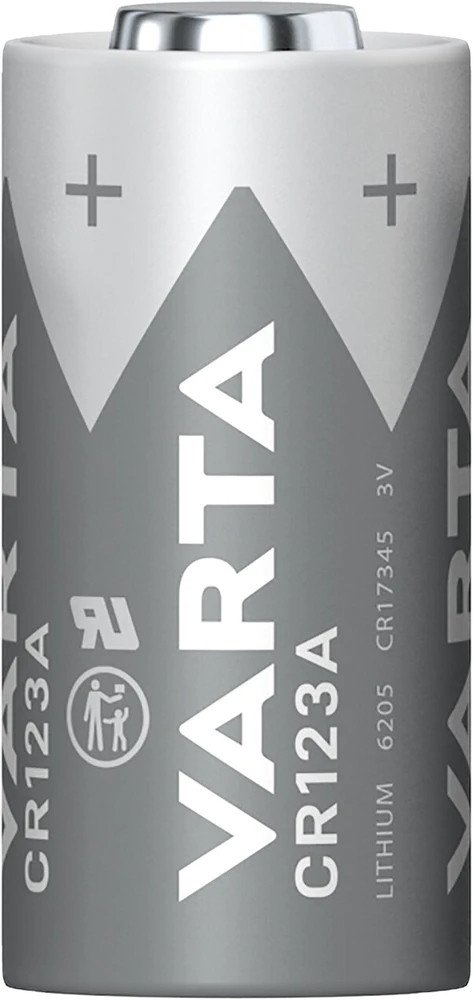 Литиумска батерија Varta CR123A, 3V, пакување 10 парчиња