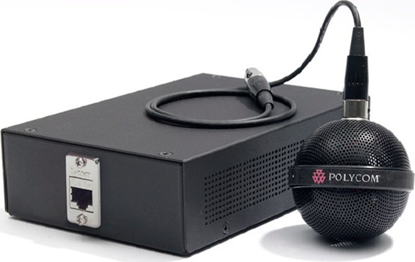 Mikrofon tavani CeilingMicBlackExt, për konferenca, i zi