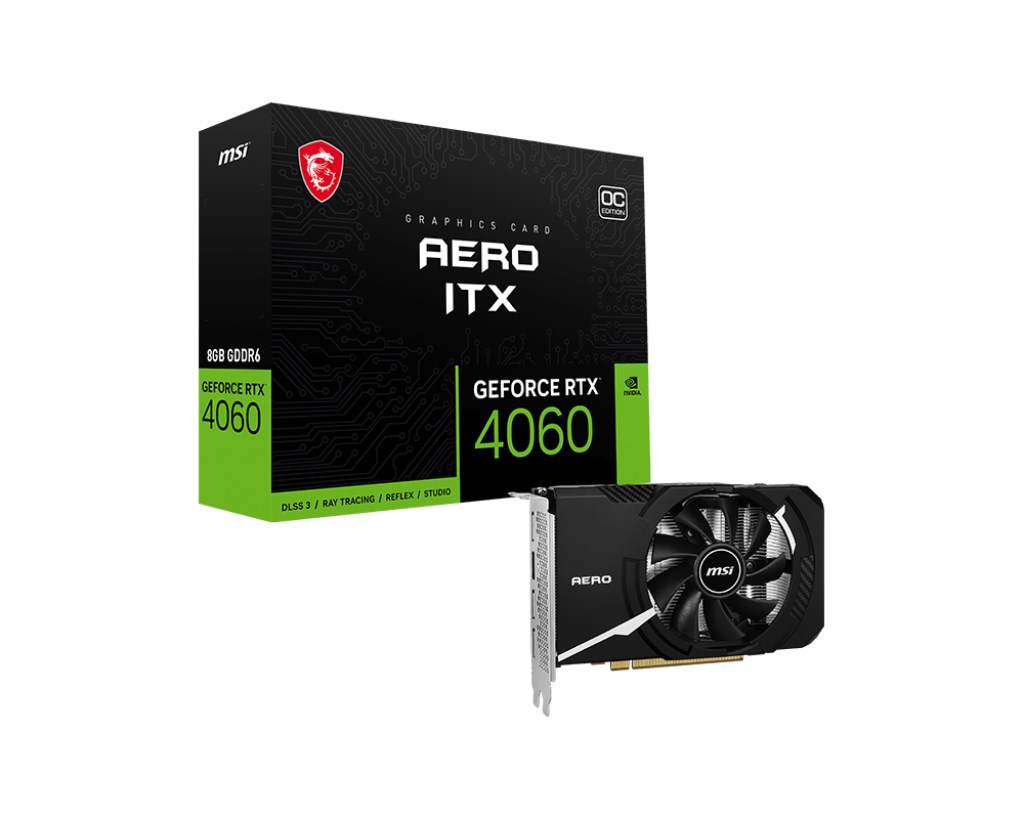 Kartelë grafike MSI GeForce RTX 4060 Aero ITX OC 8GB GDDR6