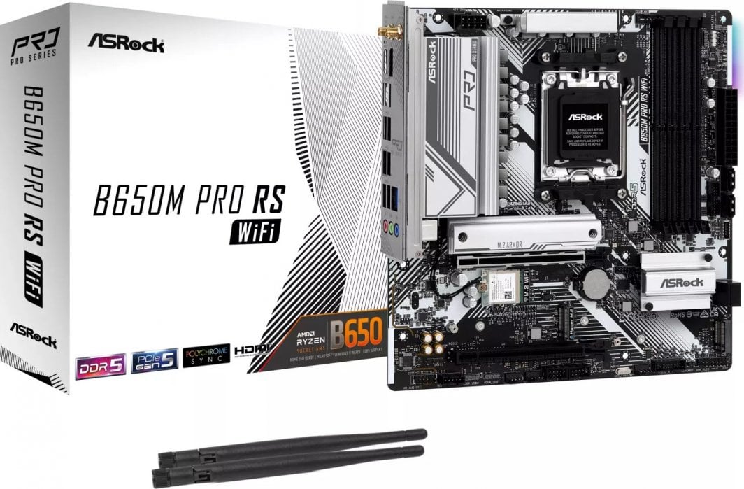 Pllakë amë ASRock B650M PRO RS WIFI