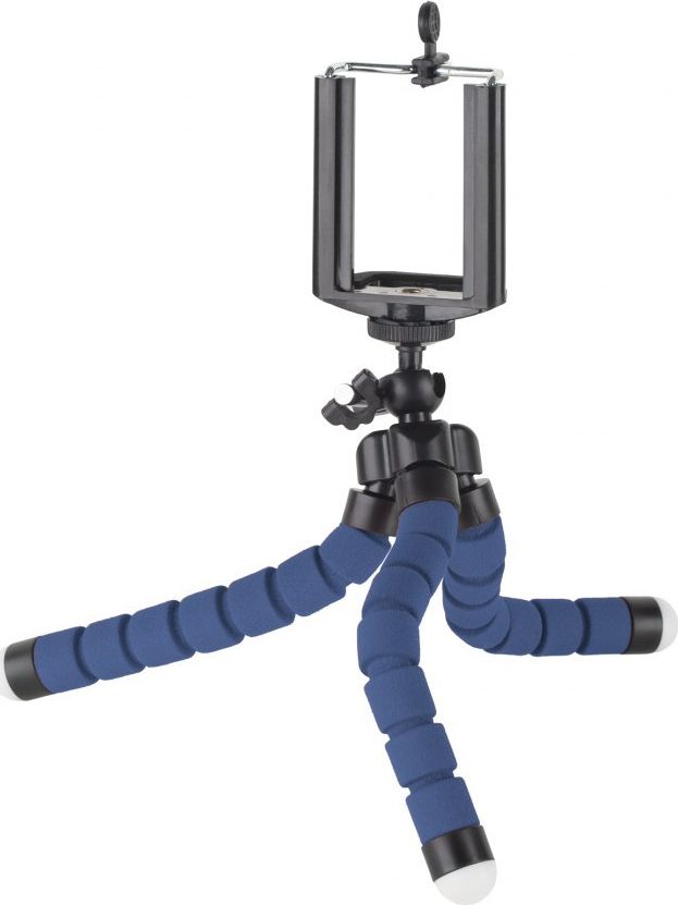 Tripod për telefon dhe kamerë Kruger&amp;Matz KM1366, këmbë fleksibile, deri 700g, i zi