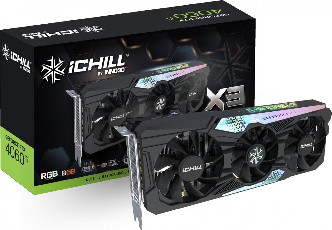 Kartelë grafike Inno3D GeForce RTX 4060 Ti iCHILL X3 8GB GDDR6