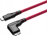 Kabllo tethering Mathorn MTC-531M, USB C në Micro USB B, 5m, magenta