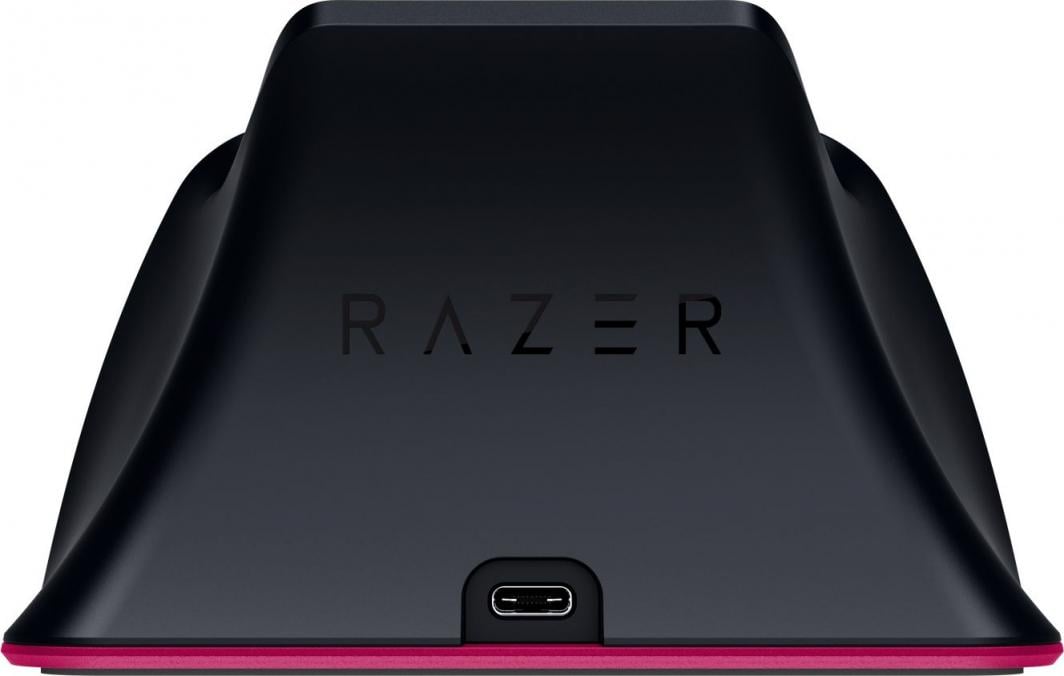Stacion karikimi për kontroller PS5 Razer DualSense, i zi/rozë