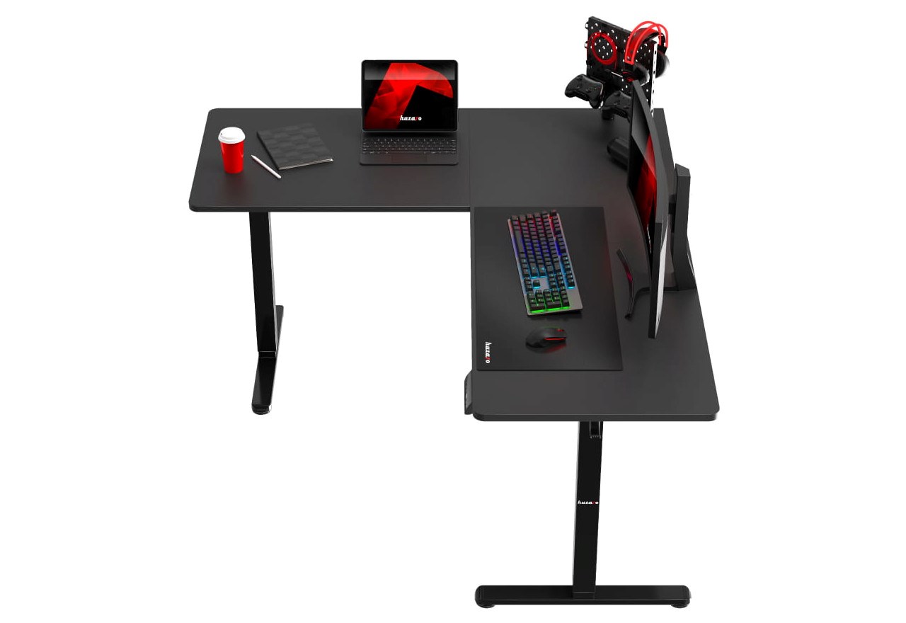 Tavolinë Huzaro Hero 9.5, 160x60 cm, e zezë