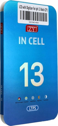 Ekran për telefon Apple iPhone 13 ZY LTPS, touchscreen, i zi