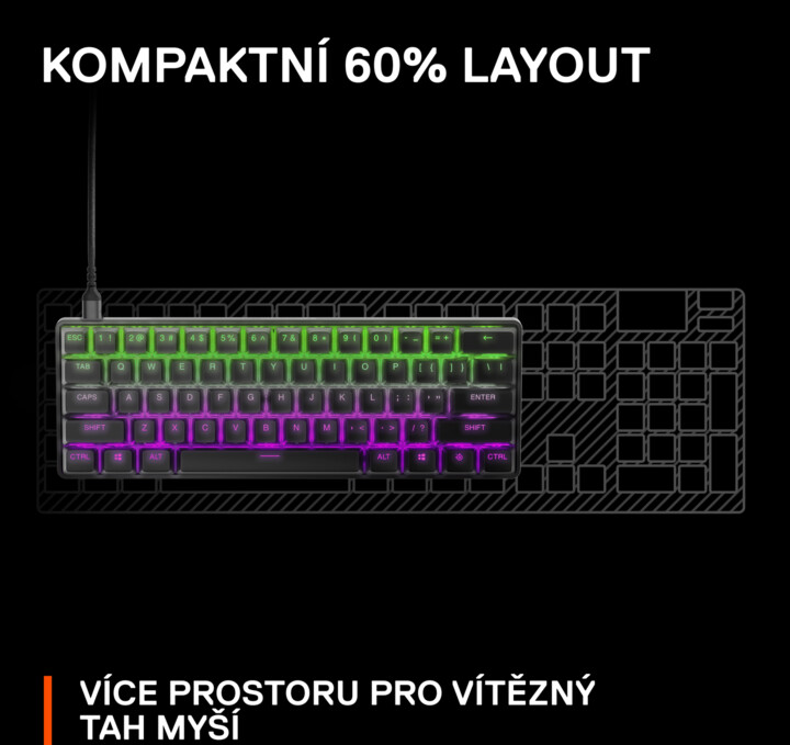Tastierë SteelSeries Apex Pro Mini, OmniPoint 2.0, US