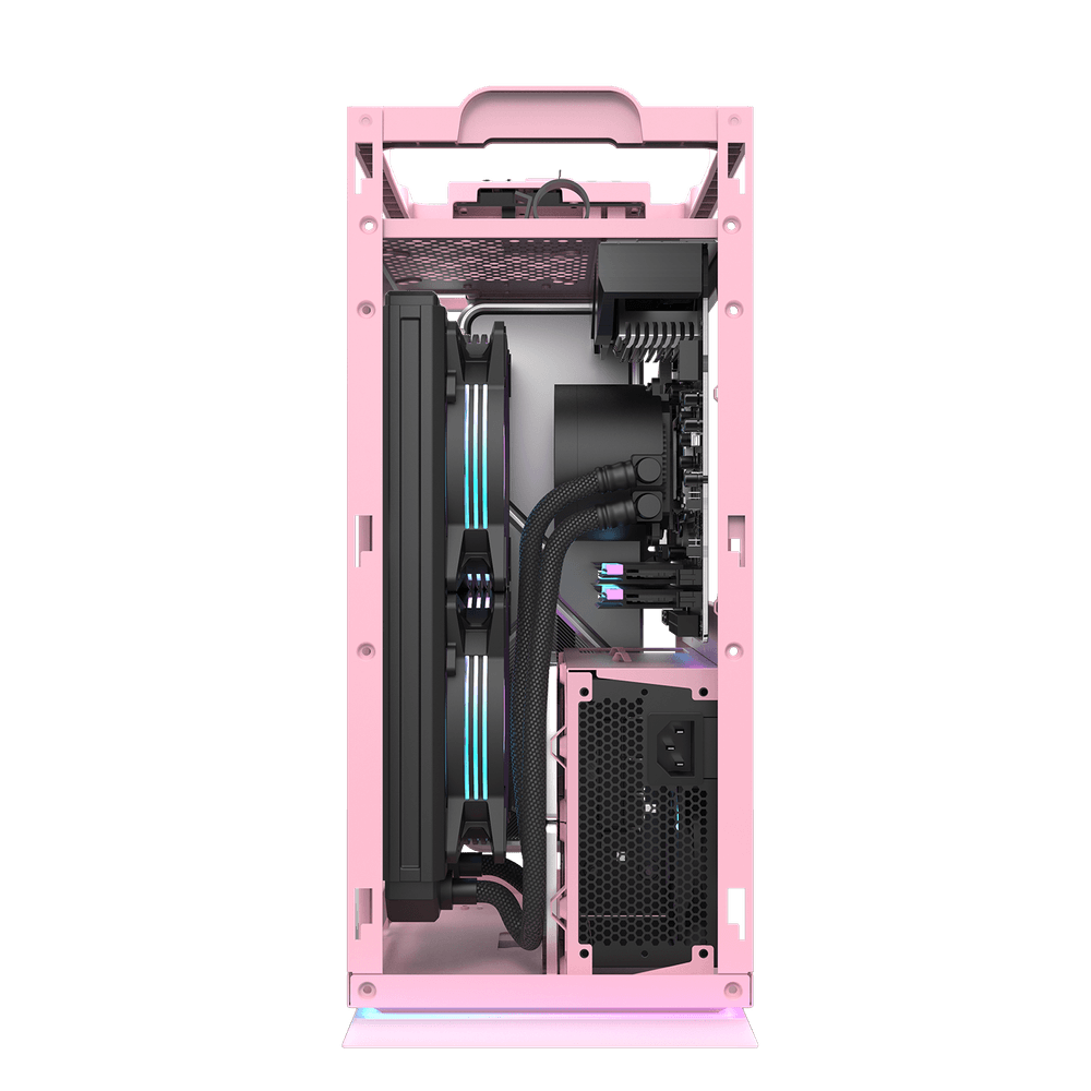 Kasë Darkflash DLH21, ITX Tower, rozë