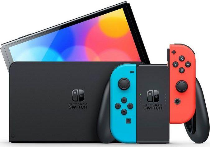 Konzolë Nintendo Switch OLED, e kuqe/e kaltër