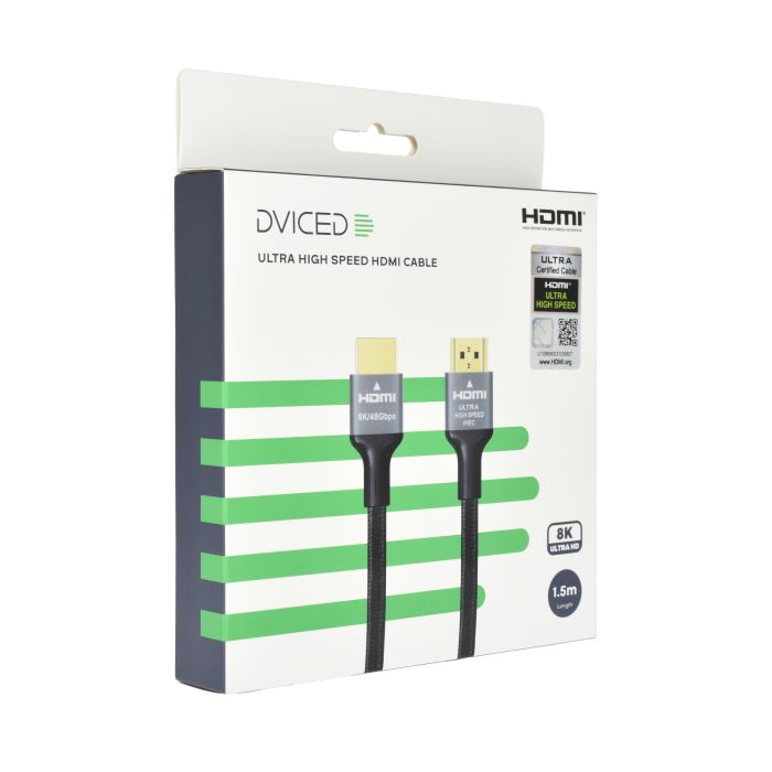 Dviced HDMI Cable Braided 1,5m