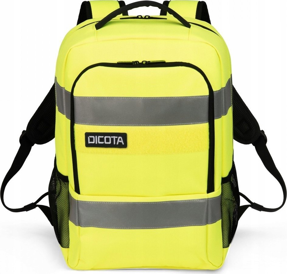 Shpinore Dicota Hi-Vis Base, 24L, material 600D RPET, e verdhë fluoreshente