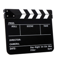 ClapperBoard 25x30cm (Black)