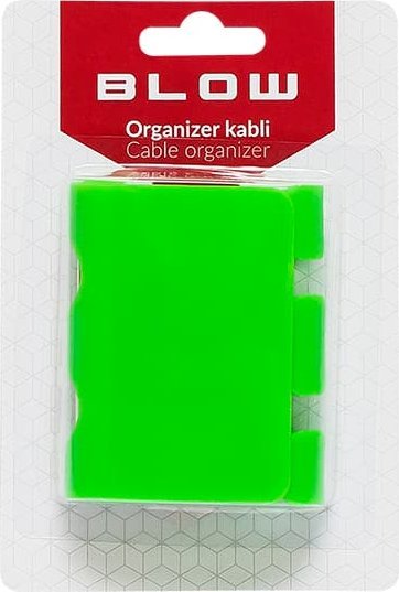 Organizues kabllosh Blow 42-114, mbajtës karikuesi, plastikë fleksibile, i gjelbër