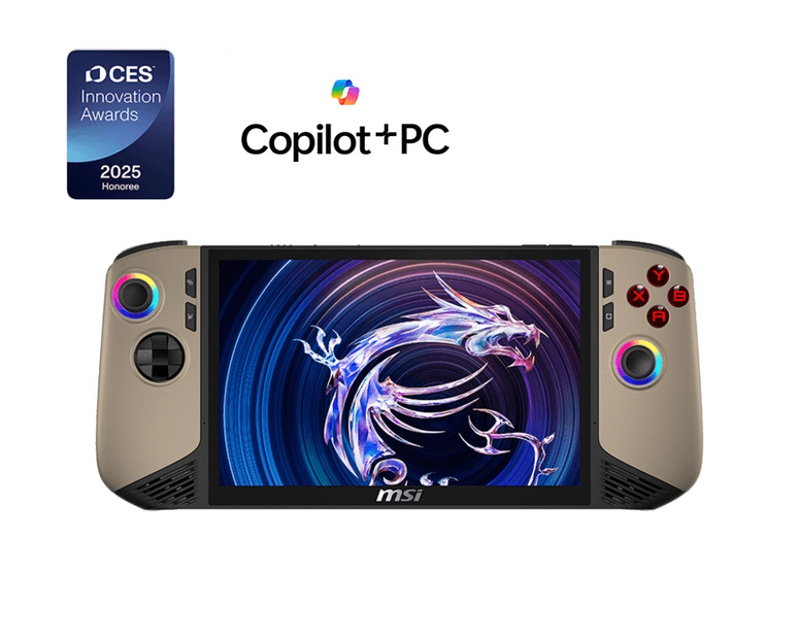 Konzolë portative gaming MSI Claw 8 AI+ A2VM-022CZ, ekran 8", wireless, e zezë