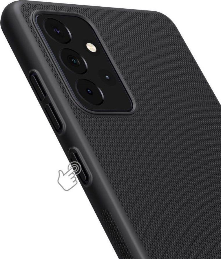 Mbështjellëse Etui Nillkin Frosted për Samsung Galaxy A72 5G / 4G, universale, e zezë