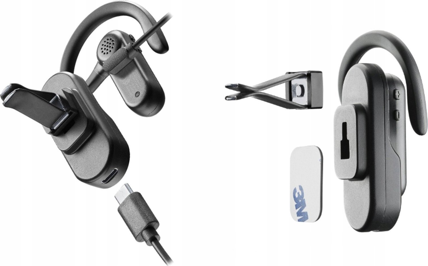 Kufje Bluetooth Swissten Dock Earpiece, me qëndrim magnetik, e zezë