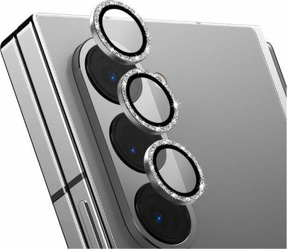 Mbrojtës alumini për kamera Uniq Optix, Samsung Galaxy Z Fold6, set lente, ngjyrë argjendtë
