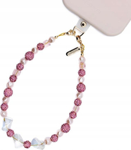 Varëse telefoni Crong Phone Charm Twinkle Beads, me adapter universal, ngjyrë ari me rozë