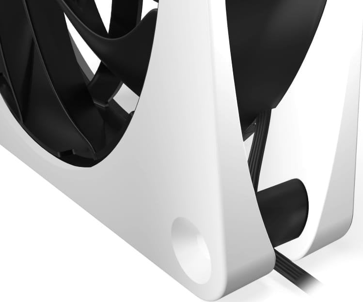 Ftohës Alphacool Apex Stealth Metal, 120 mm, i bardhë