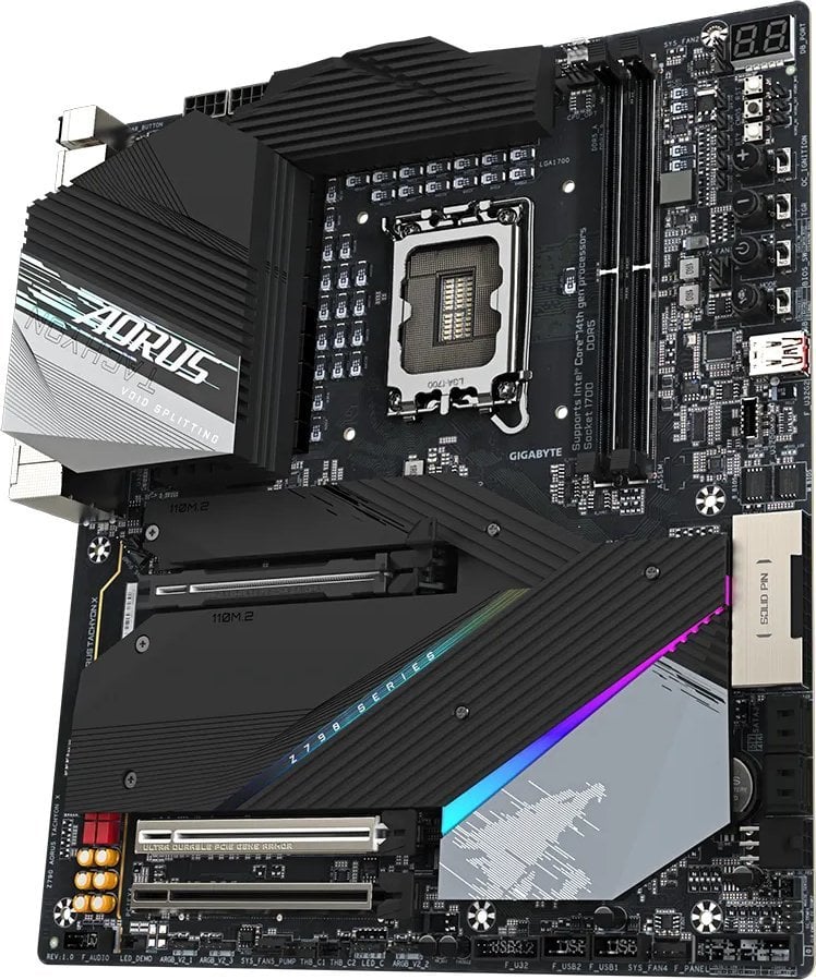 Pllakë amë Gigabyte Z790 AORUS TACHYON X, Intel Z790, Socket 1700, 4 slota, Wi-Fi 6, ATX