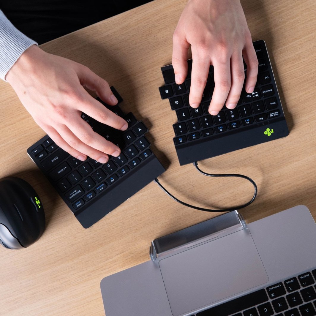 Tastierë R-GO Tools, wireless, US, e zezë