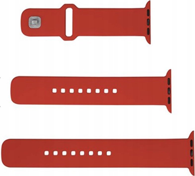 Rrip sportiv FIXED Silicone Band për Apple Watch Ultra 49mm, silikon, i kuq