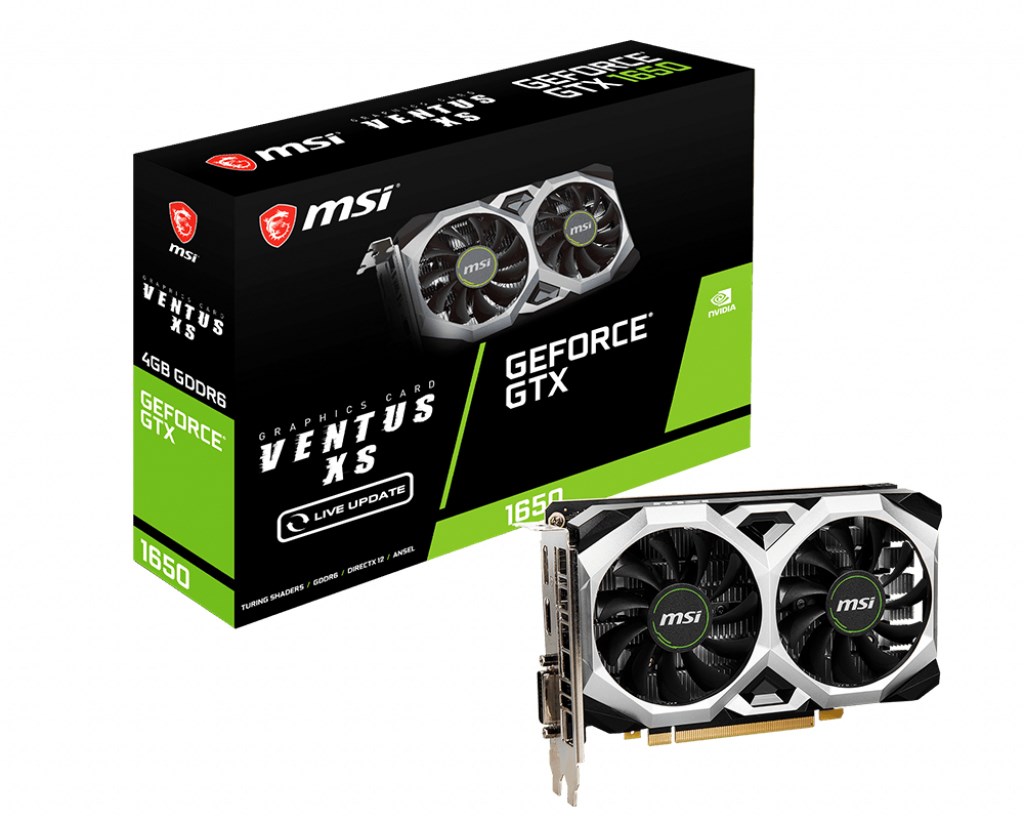 Kartelë grafike MSI GTX 1650 D6 VENTUS XS V1 NVIDIA GeForce GTX 1650 4 GB GDDR6