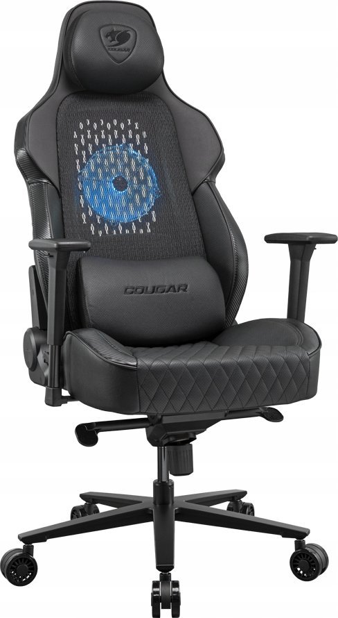 Karrige gaming Cougar NxSys Aero, ergonomike, e zezë