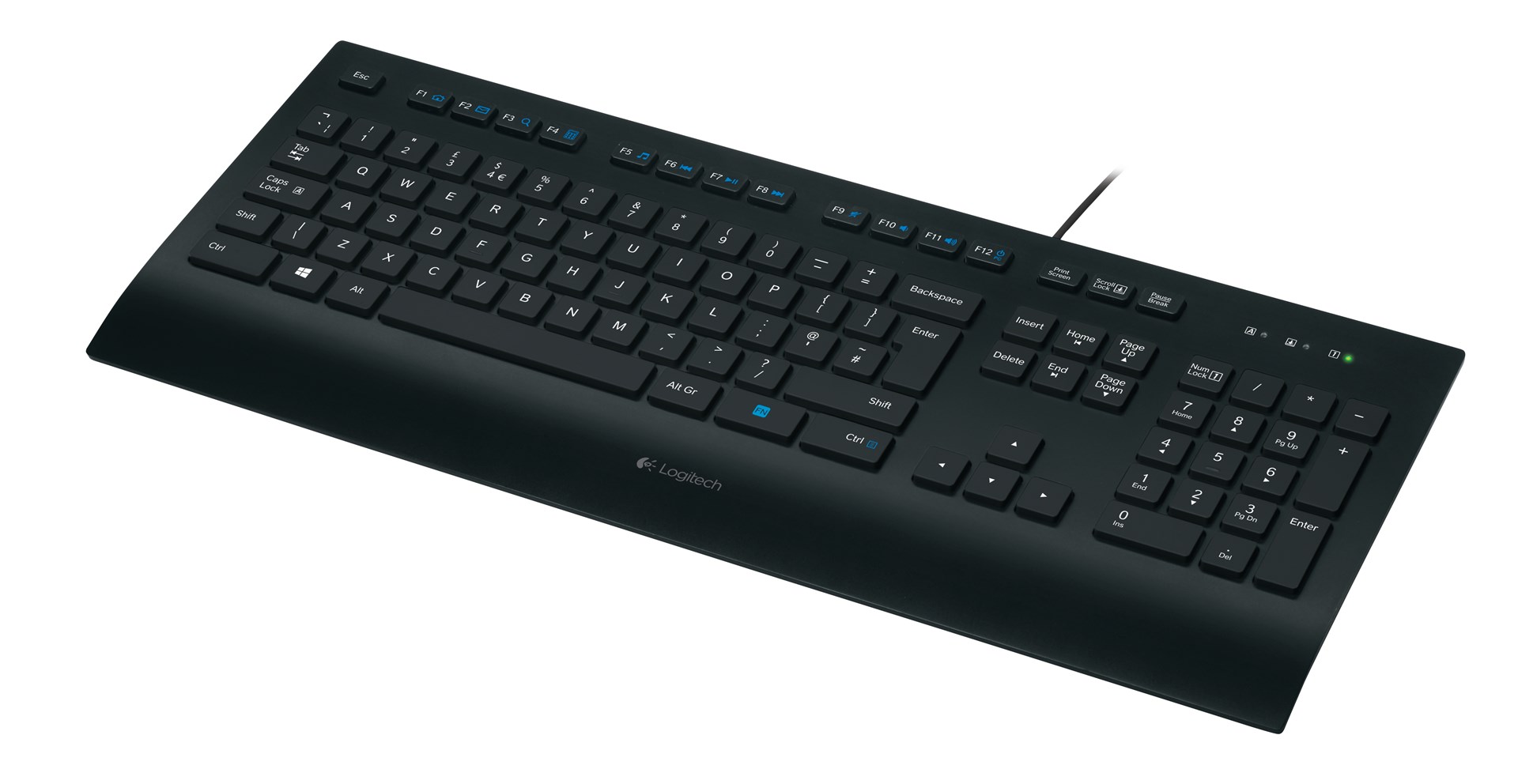 Tastierë Logitech K280e, USB, e zezë