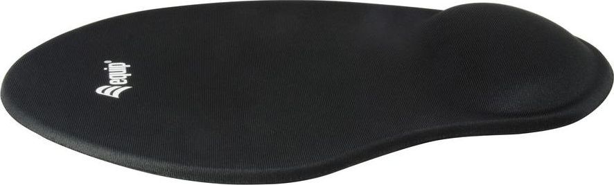 Mousepad me xhel Equip, ergonomik, kundër rrëshqitjes, i zi
