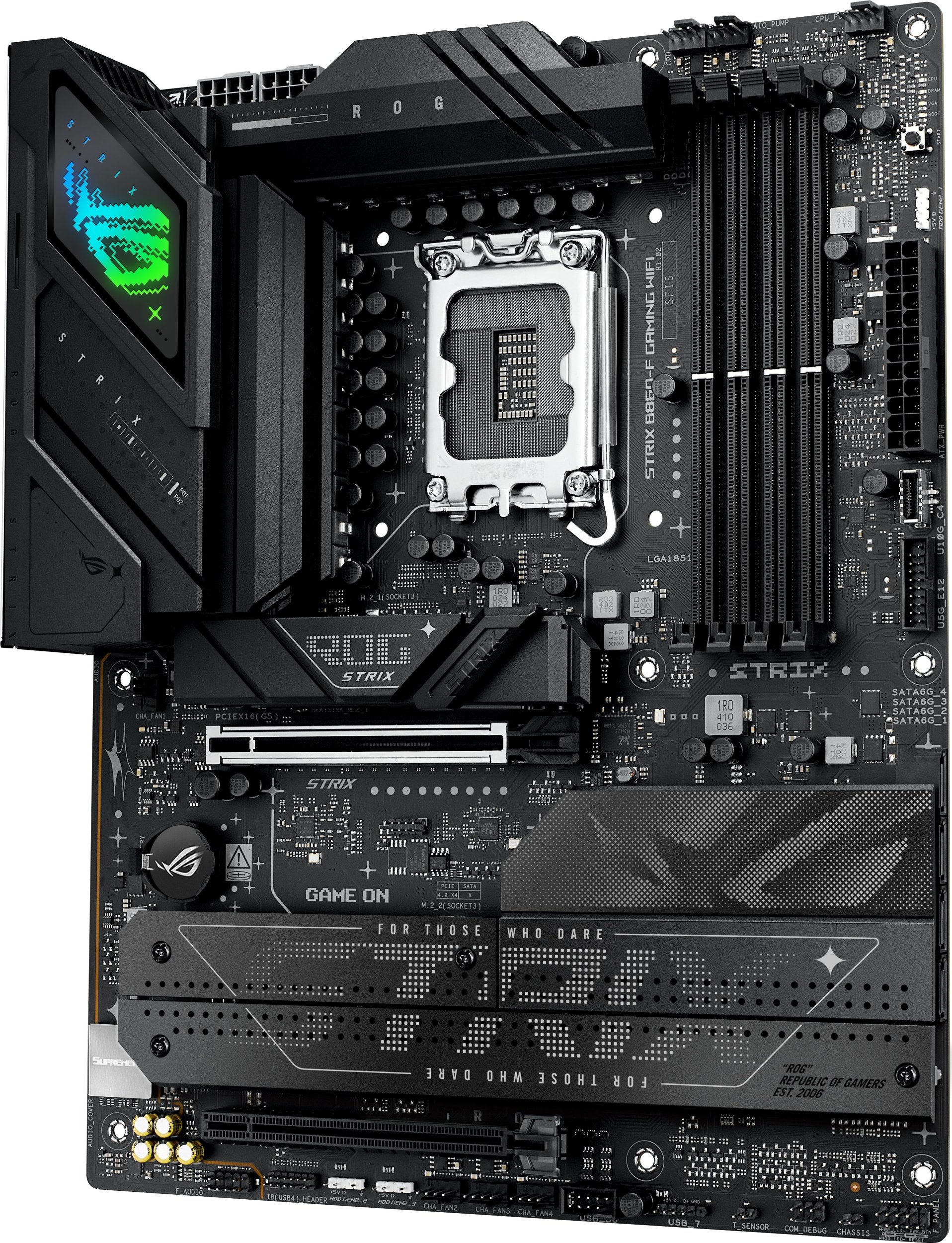 Pлоча ASUS ROG Strix B860-F Gaming WiFi, Intel B860, LGA 1851, ATX, црна